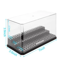 Acrylic Display Case for Minifigure Action Figures Blocks Removable Display Box Cube Showcase for Models Dustproof Storage 2