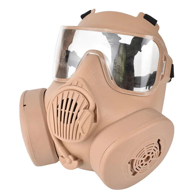 Masque à gaz M50 de Protection Airsoft amélioré, ventilateur à Double  filtre, édition CS, poussière de transpiration, visage complet