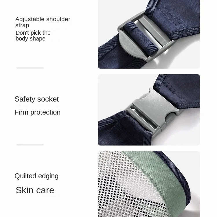 New Ergonomic Front Carry Baby Carrier with Hip Seat Lightweight Infant Sling for Newborn to Toddler 0-24M, All-Season Backpacks - 6