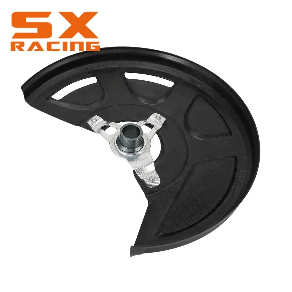Funparts 오토바이 프론트 브레이크 디스크 켈리퍼 가드, 혼다 CR125R/250R 2004-2007 CRF250X CRF450X 2004-2017 CRF450RX 2017-2023 용