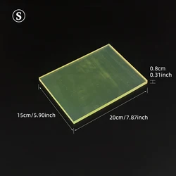 Premium Leather Punching & Stamping Pad - Durable Mute Board for Crafting & DIY Projects (S - 15 x 20cm)