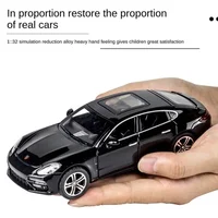 1:32 Porsche Panamera Diecasts Toy Cars Miniature Scale Alloy Simulation Vehicles Car Model Children Birthday Gifts Collection 2