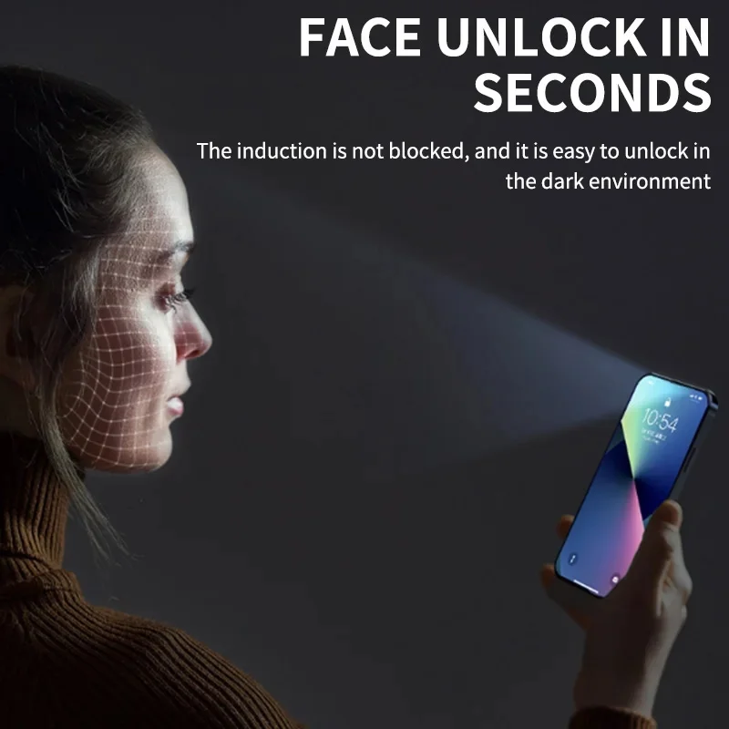 Anti-Blue Light Privacy Tempered Glass Screen Protector Film with Eye Protection