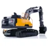 In Stock EC380 RC Hydraulic Excavator 1/14 Remote Control Metal Digger Construction Vehicles 5-way Reversing Valves Lights Toys 3
