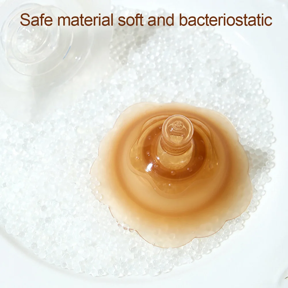 Description Picture 6 of item1Pc Silicone Nipple Protector with Box Breastfeeding Anti-bite Nursing Pads Dust Box Anti Overflow Breast Pads Mother Protection