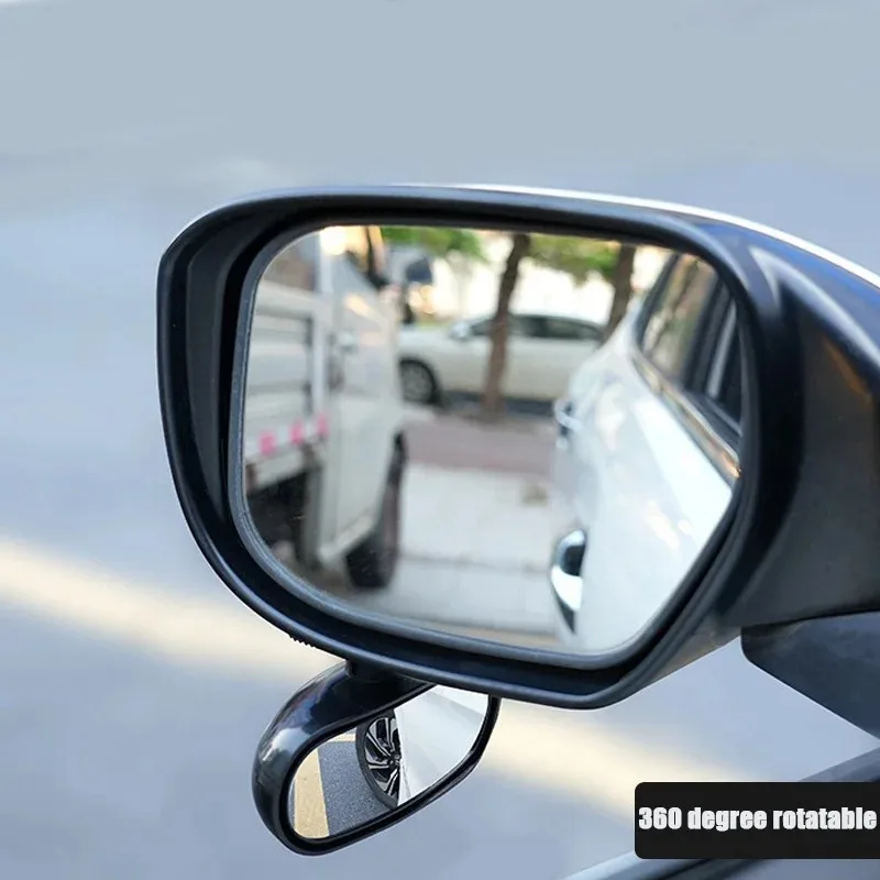 Universal Car Accessories Car Mirror Auxiliary Rear View Mirror Wide Angle Side Rear Mirrors Reverse Blind Spot 360&deg; Adjustable blind spot mirror wide angle mirror anti glare rear view mirror