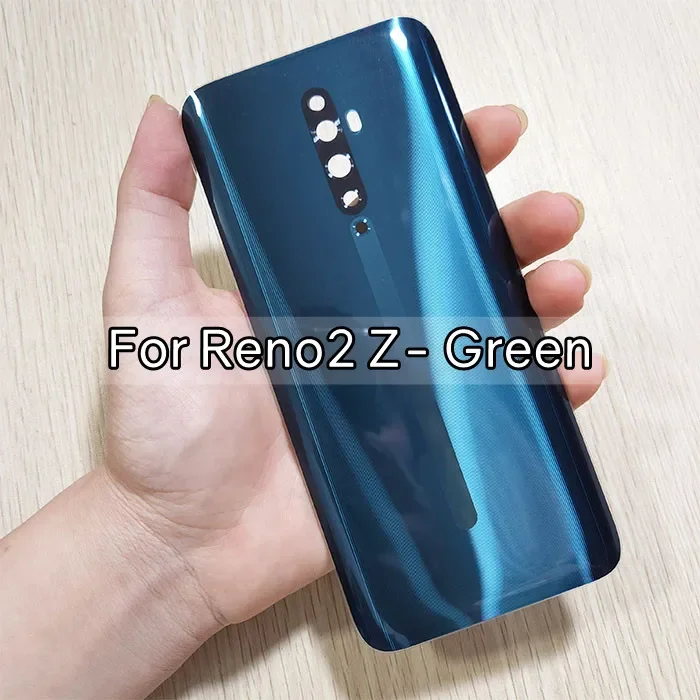 Film Adhésif Vitre Arrière (cache Batterie) Pour Oppo Reno2 Z - Noir, Référence P-20746, Marque Globalstock, Neuf Sous Blister