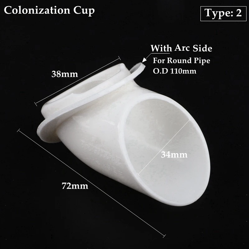 2Pcs/5Pcs DIY Hydroponic Colonization Cups Garden Veg Vertical Tower Planter Fittings Hydroponic system Colonization Cups hydroponic planting tools