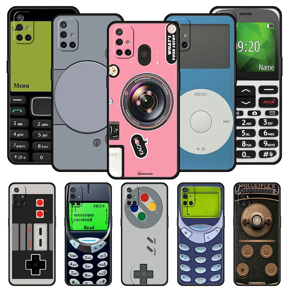 Vintage Cassette Design Retro Camera Phone Case
