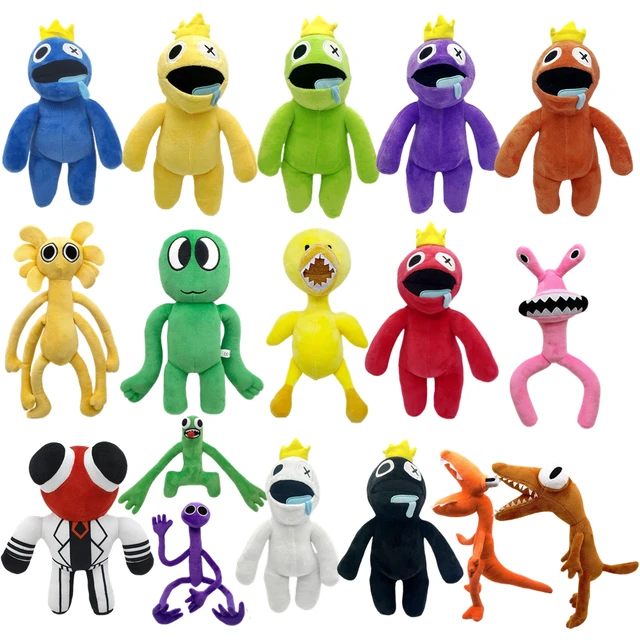 Desenhos animados Roblox Rainbow Friends Portas Horror Brinquedos