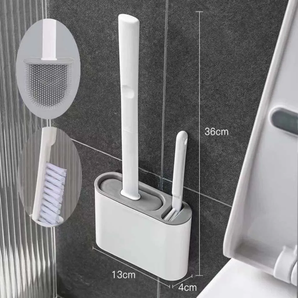 Stable toilet brush holder