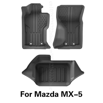 Tappetini per Mazda MX-5 Miata MX5 Roadster 2016-2025 Tappetino per bagagliaio per auto Tappetino protettivo Accessori interni per auto Cargo Liner Pad