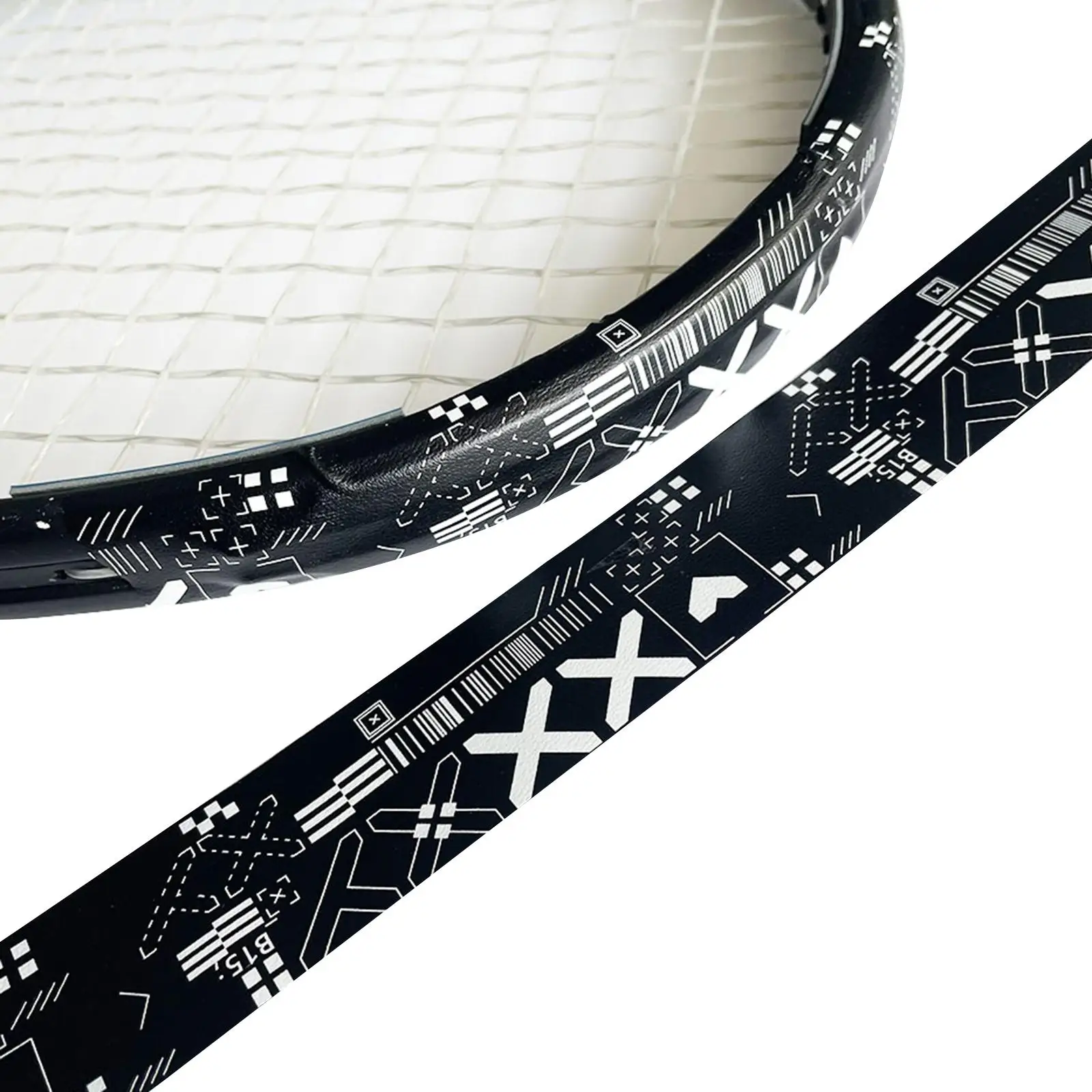 Tennis Racket Head Protection Tape 5M Racquet Guard Tape for Racket Head Frame Racquetball Badminton Squash