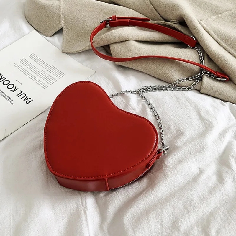 Women's Heart Tote Bag Stone Pattern PU Leather Crossbody Bags Female Small Shoulder Bags Cute Purse Handbags