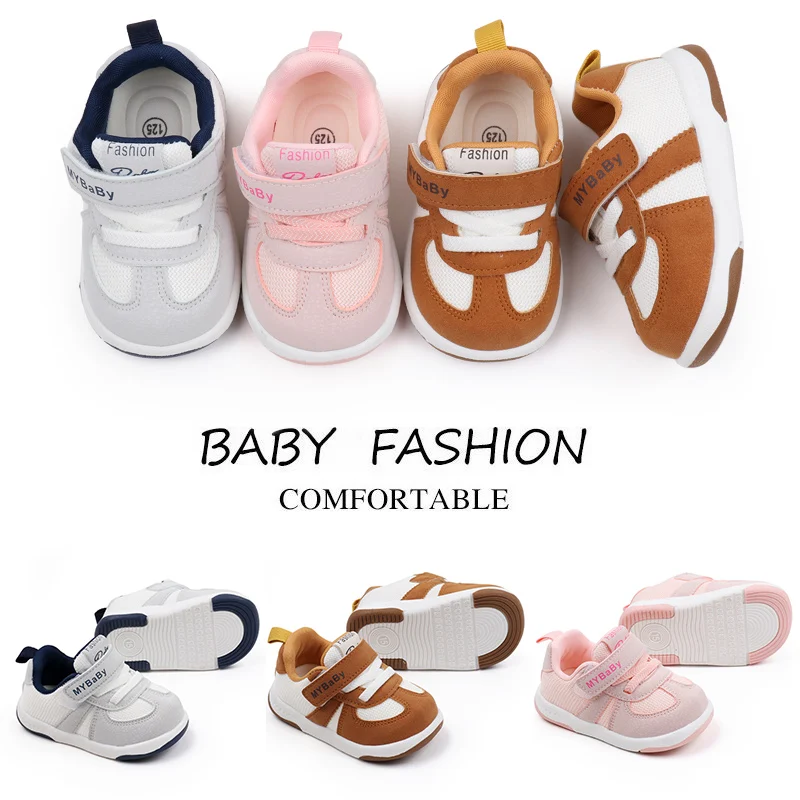 Baby Shoes High Quality Prewalking Sneaker Spring and Autumn Soft Rubber Anti-slip Sole Air-mesh Breathable Boys and Girls BM01 5