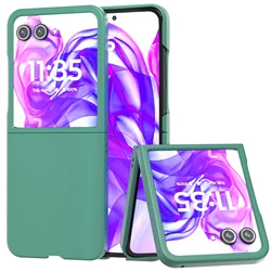 Luxurious Skin Feel Case with Hinge Protection and Anti - Scratch Lightweight Design for MOTO RAZR 70 (Dark Green)