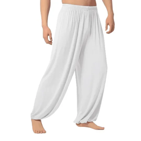 New Men's Spring and Autumn Personality Loose Yoga Casual Pants 3