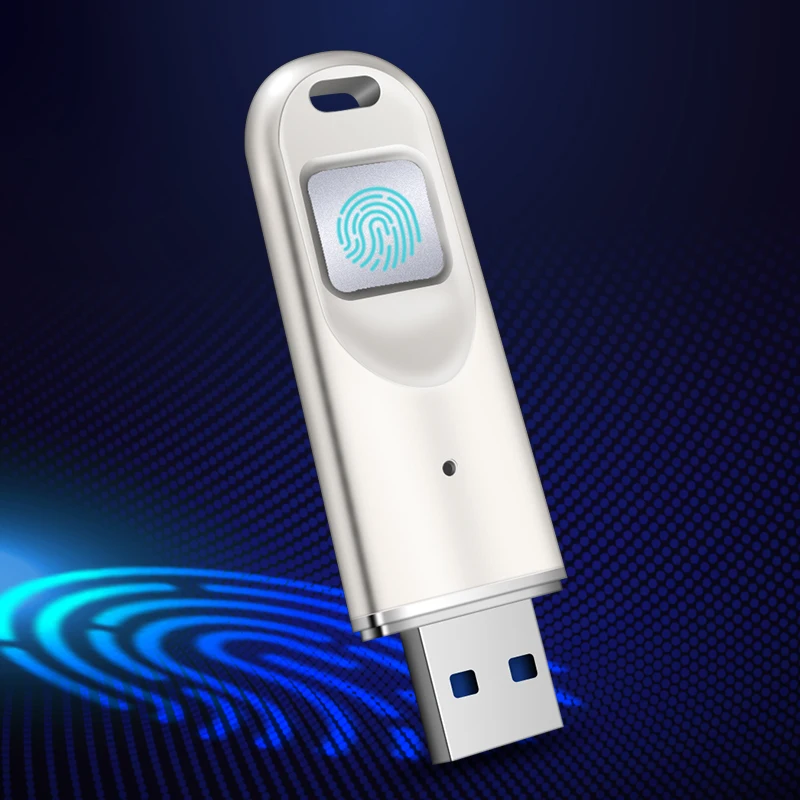 Movimentação do Flash de dm Fd069 Usb com Impressão Digital Criptografada Vara de Usb 64gb Usb 3.0 Pen Drive Segurança 128gb Disco de Memória Pendrive - Imagem 2
