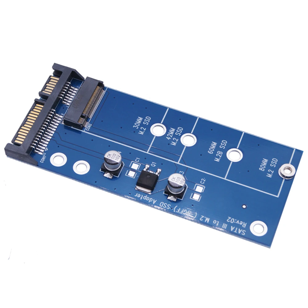 하드 디스크 카드 리더, SATA3 6G 카드, M.2 NGFF 컨버터, 2.5 인치 M2 SATA 라이저 SSD 어댑터 카드, 2230, 42, 60/80 M.2 SSD 지원