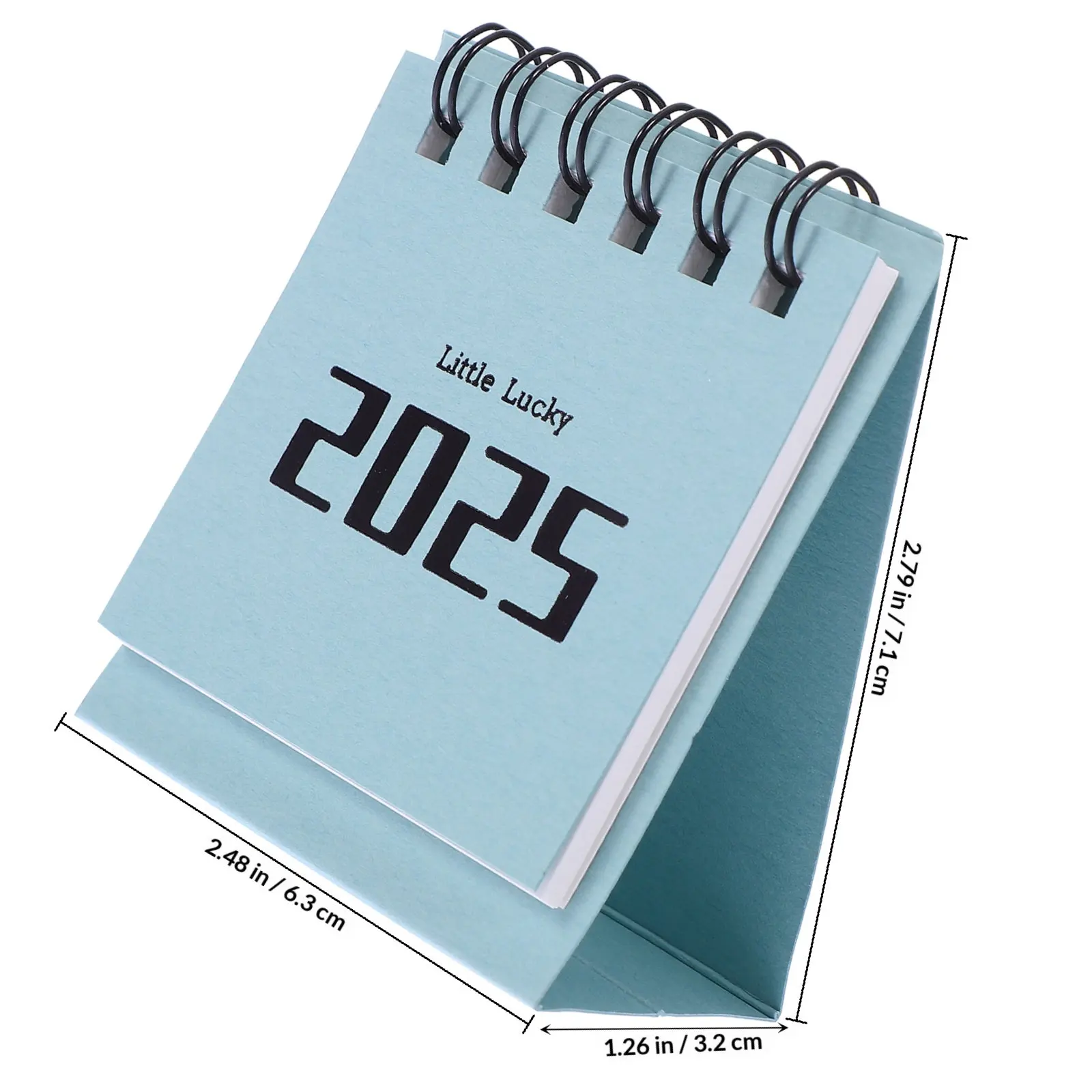 미니 스탠딩 데스크 캘린더 종이 2025 소형 플립 캘린더 사무실 책상 장식 기능성 일일 플래너 오거나이저