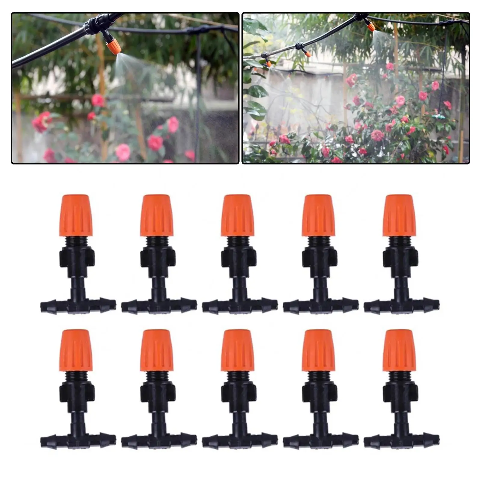 4/7mm 1/4" Misting Nozzle for Garden Irrigation Greenhouse Garden Lawn Patio Watering garden irrigation nozzle garden sprayer nozzles