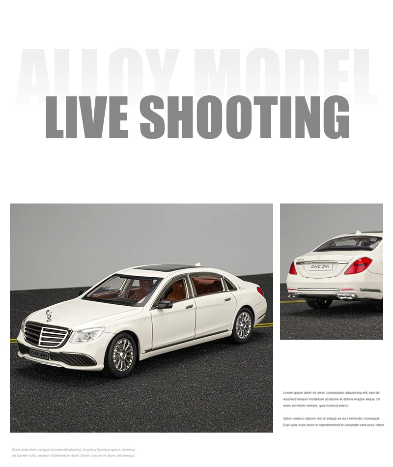 1:24 Alloy Diecasts Classic Car Model Toy Starlight Headliner Sound Light Vehicle Model Car For Children Gift Collection 15 1:24 Alloy Diecasts Classic Car Model Toy Starlight Headliner Sound Light Vehicle Model Car For Children Gift Collection