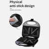 Toasters Toasting Machine Heat-Resistant Handle Triangle Bread Machine Non-Stick 750W Double-sided Heating for Household Kitchen 4