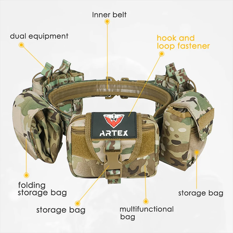 Artex Outdoor Battle Belt Sets Duty Belts Law Enforcement Airsoft