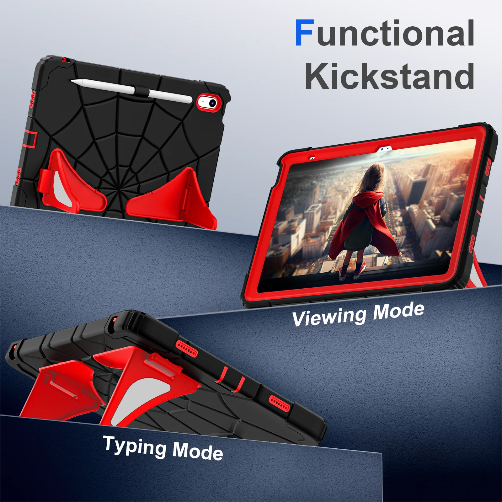 Spider A1 Multi-Angle Protective Tablet Case - Available in 10 Vibrant Colors