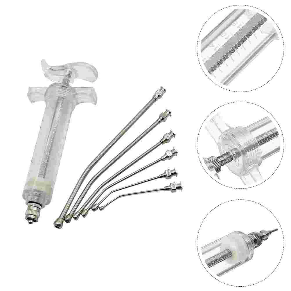 

Bird Irrigation Set Birds Liquid Feeder Injector Water Stainless Steel Parrot Feeding Syringe Baby