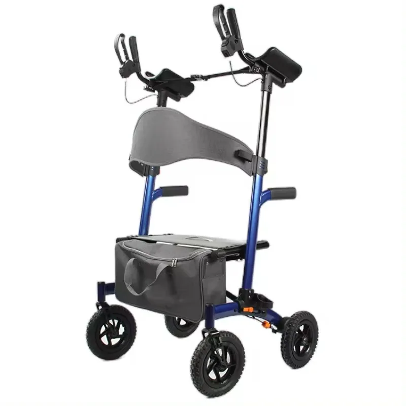 Deambulatore Verticale Pieghevole In Alluminio Doppio Deambulatore Regolabile Alto Di Vendita Caldo