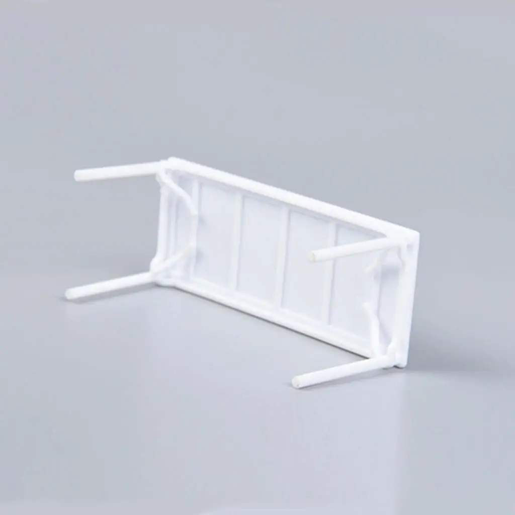 2-4pack 1/25 DIY Assembly Furniture Table Desk Model for Miniature Scenery