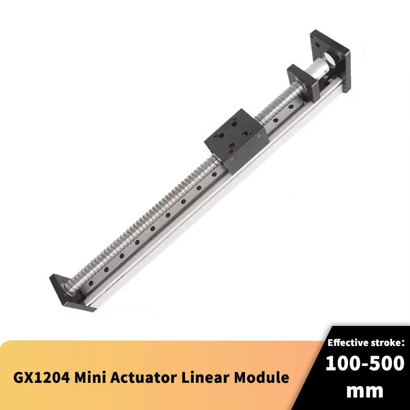 Module 57mm GX1204 Mini Actuator Linear Module Stage With MGN12 Rail Fit Nema 17 23 ...