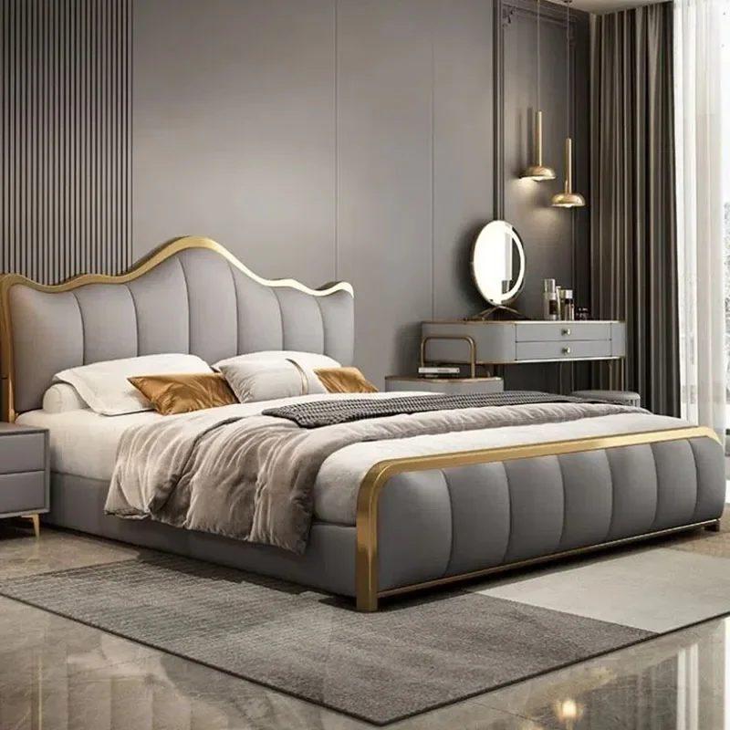 

Nordic Royal Kids Double Bed Wood Beauty Drawers Twin Frame Double Bed Princess Headboard Modern Muebles Lounge Suite Furniture