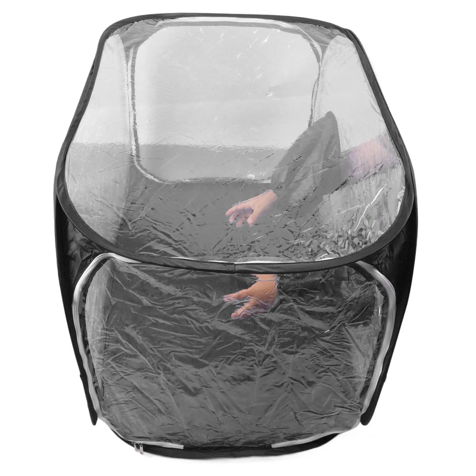 Portable Mushroom Growing Still Air Box Simple Operation Foldable PVC Wear Resistant Mushroom Container Set for Reserch