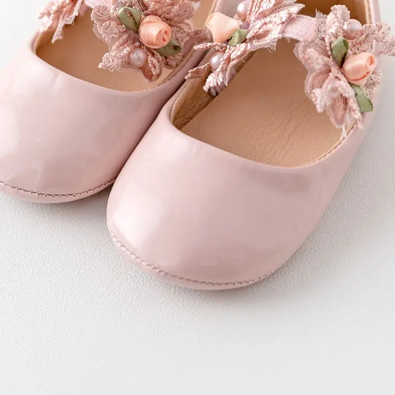 Baby Shoes Spring and Summer Sandal Cute Flower Girl Style Easy to Wear High Quality PU and TPR Sole Anti-slip Walking BBW3099 - 4