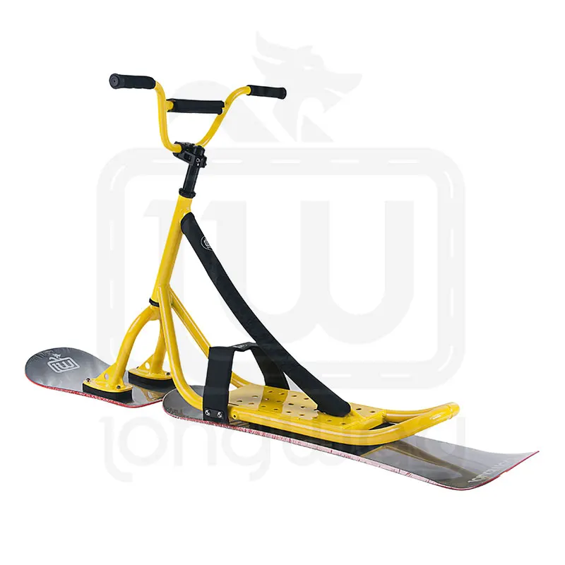 Hot freestyle skiing equipment snowscoot for adult snow bike