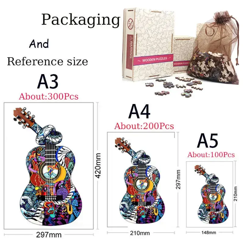 Unique Wooden Animal Jigsaw Puzzles Adults Kids Birthday Gifts Home Decor Puzzel Children Family Games Toys Wooden Puzzles 2022 6