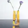 Unique Floral Container Compact Flower Pot Break Resistant Decorative Living Room Semitransparent Decorative Acrylic Vase 5