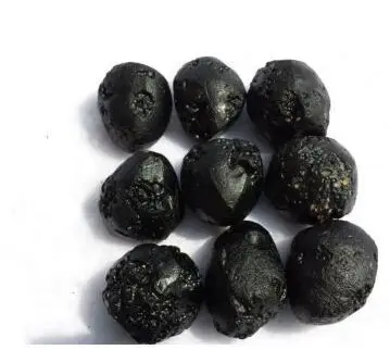 1X Tektite Meteorite Raw Specimen Mineral Rock Iron Stone Rough  Black Spac FH 