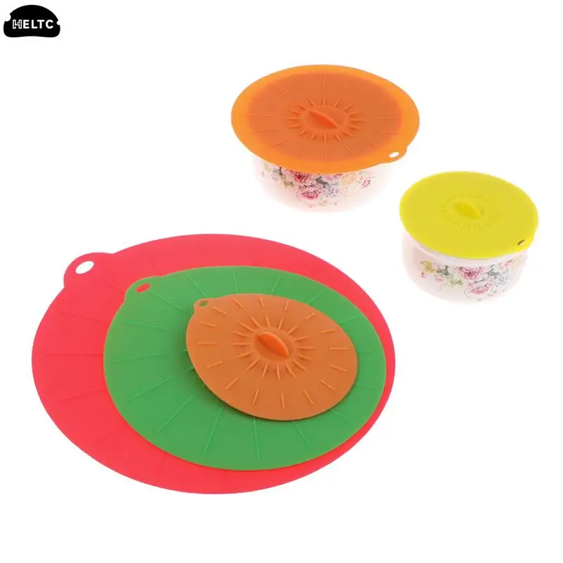1PCS Cooking Pot Pan Lid Reusable Multifunction Fresh Keeping Microwave Bowl Cover Silicone Kitchen Gadgets 5Size silicone covers glass pot lid bowl cover microwave splatter cover silicone pot lid glass lid pot pan protectors grill dome cover