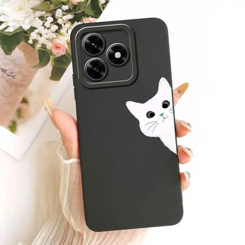 Cute Rabbit Cartoon Silicone Phone Case, Soft Protective Cover