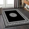 Luxury Carpet for Living Room Modern Black White Geometric Non-slip Lounge Soft Rugs Decoration Home Bedroom Floor Door Mat 4