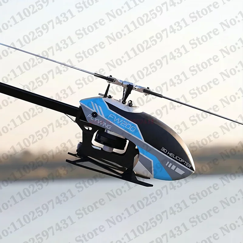 Flywing Fw200 RC Helicopter H1 Control Gyroscope Self-stabilizing 3D Stunt Brushless Motor Omnidirectional Positioning Adult toy 5