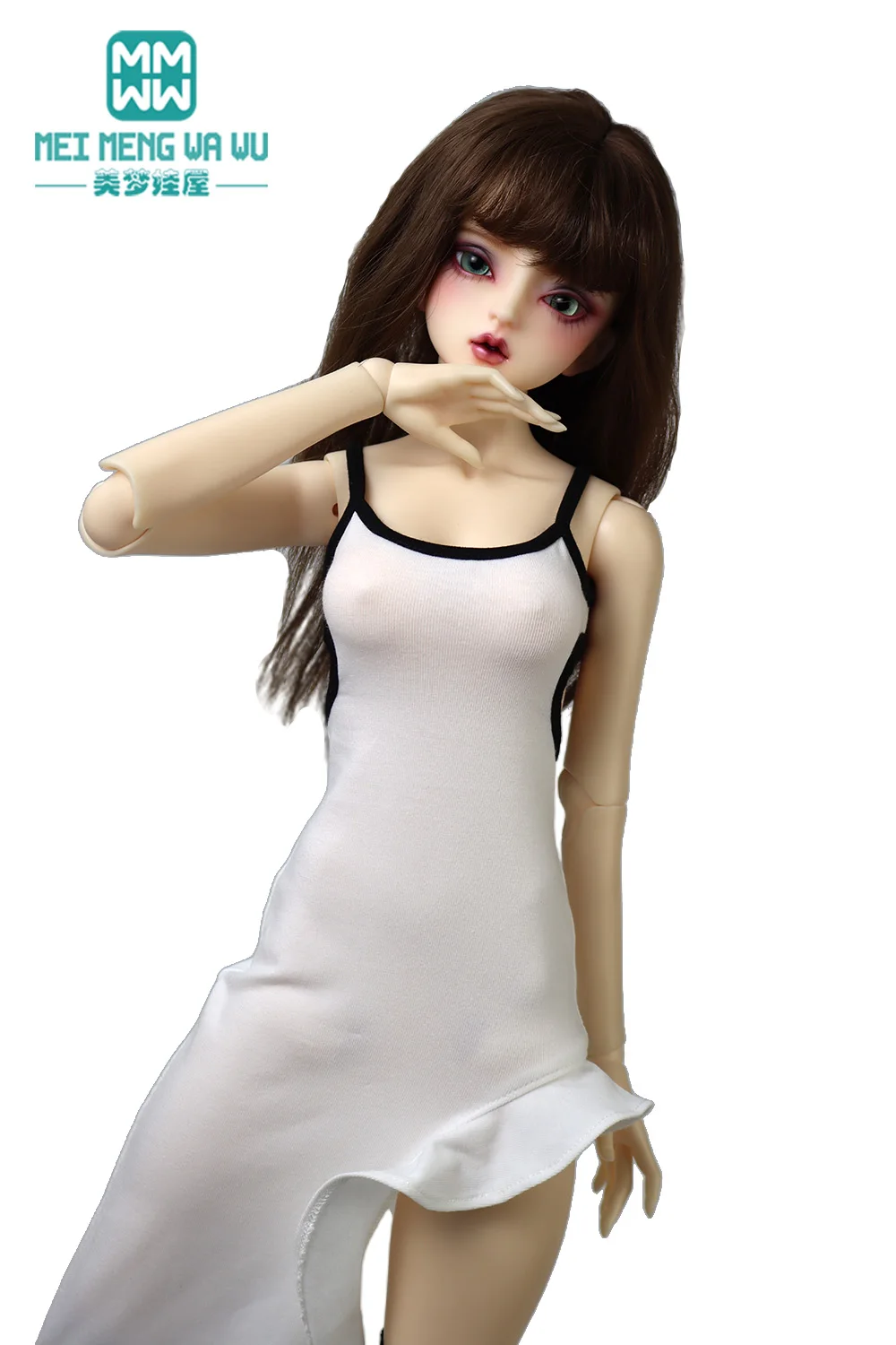 Fits BJD Doll Clothes 60cm 1/3 1/4 MSD DD SD Stylish fishtail slip dress Girl's Gift