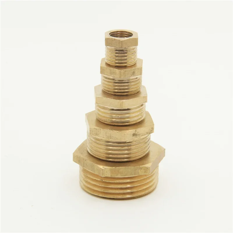 Hose Pipe Fitting Pipe Fitting Water Pipe Fitting Brass Hex Bushing Reducer 1/8 1/4 3/8 1/2 3/4 Threaded
