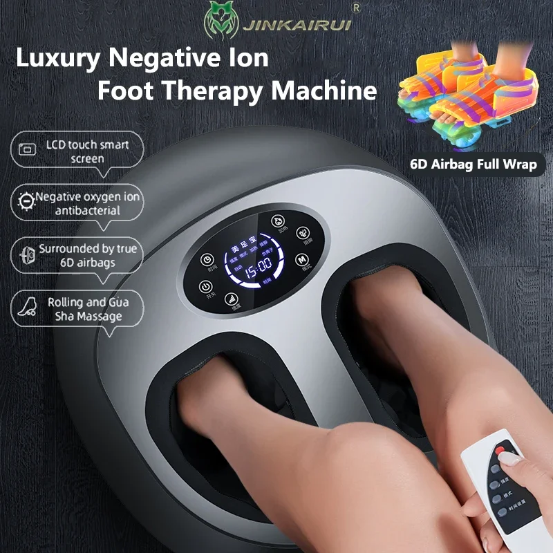 Heated Pneumatic Foot Massager with Remote Control