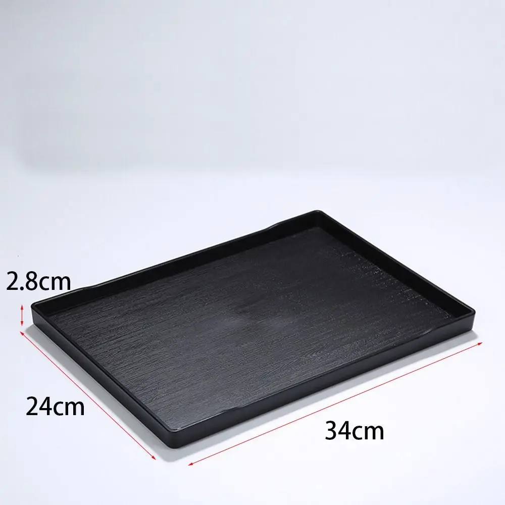 1 Pcs Plastic Toiletry Tray, Reusable Recyclable Multi-Purpose Rectangle Serving Tray for Restaurant Water Bottle Storage