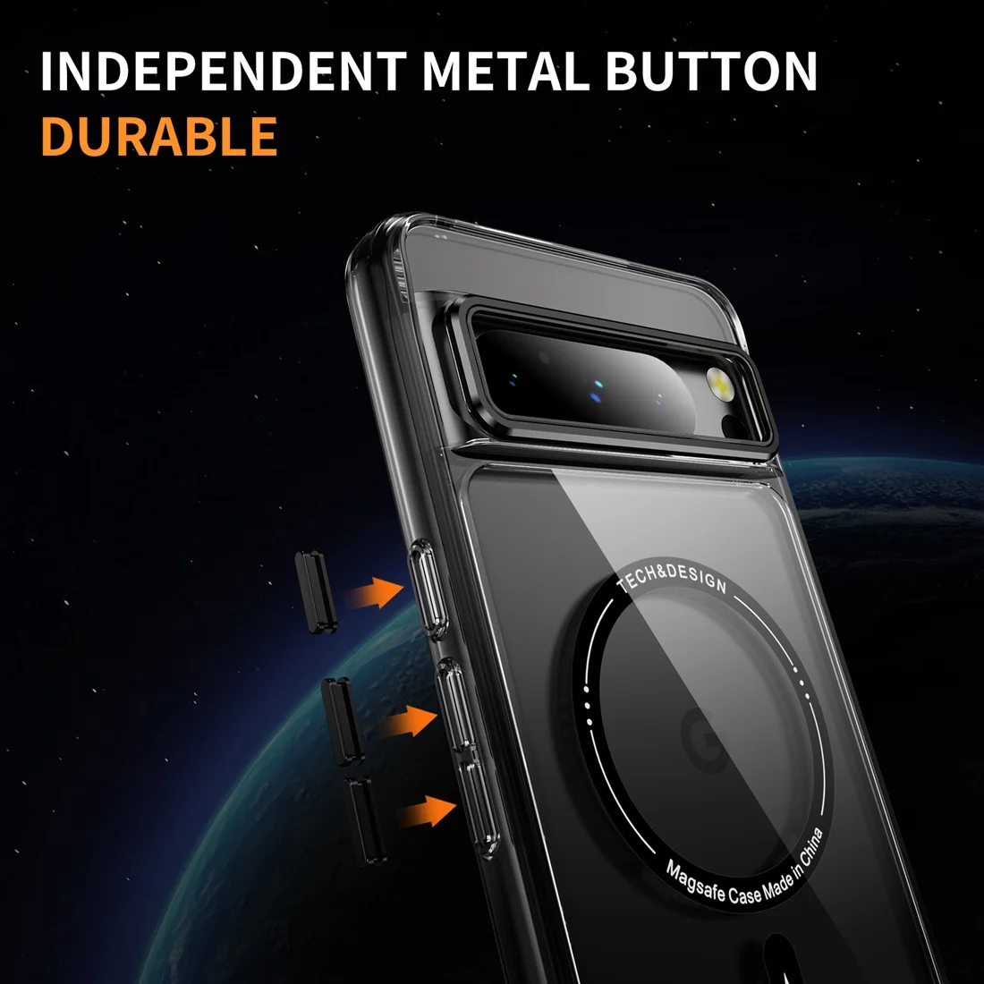 Magnetica Custodia Compatibile con Google Pixel 8 PRO 6.7