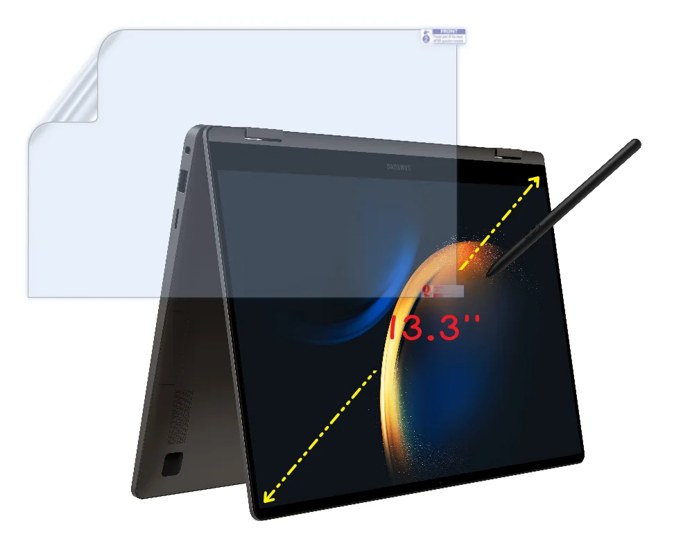 2 Pezzi Per Samsung Galaxy Book 3 360 13 /Galaxy Book Pro 360 13 /Galaxy Book Pro 360 Book2 13.3 ''Pellicola Protettiva Per Schermo Soft Guard